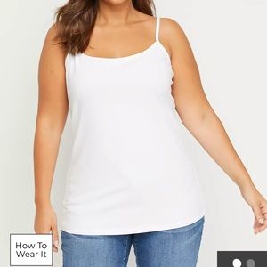 Bundle of 3 (white, purple, lavender) Lane Bryant Camis Plus Size 26/28